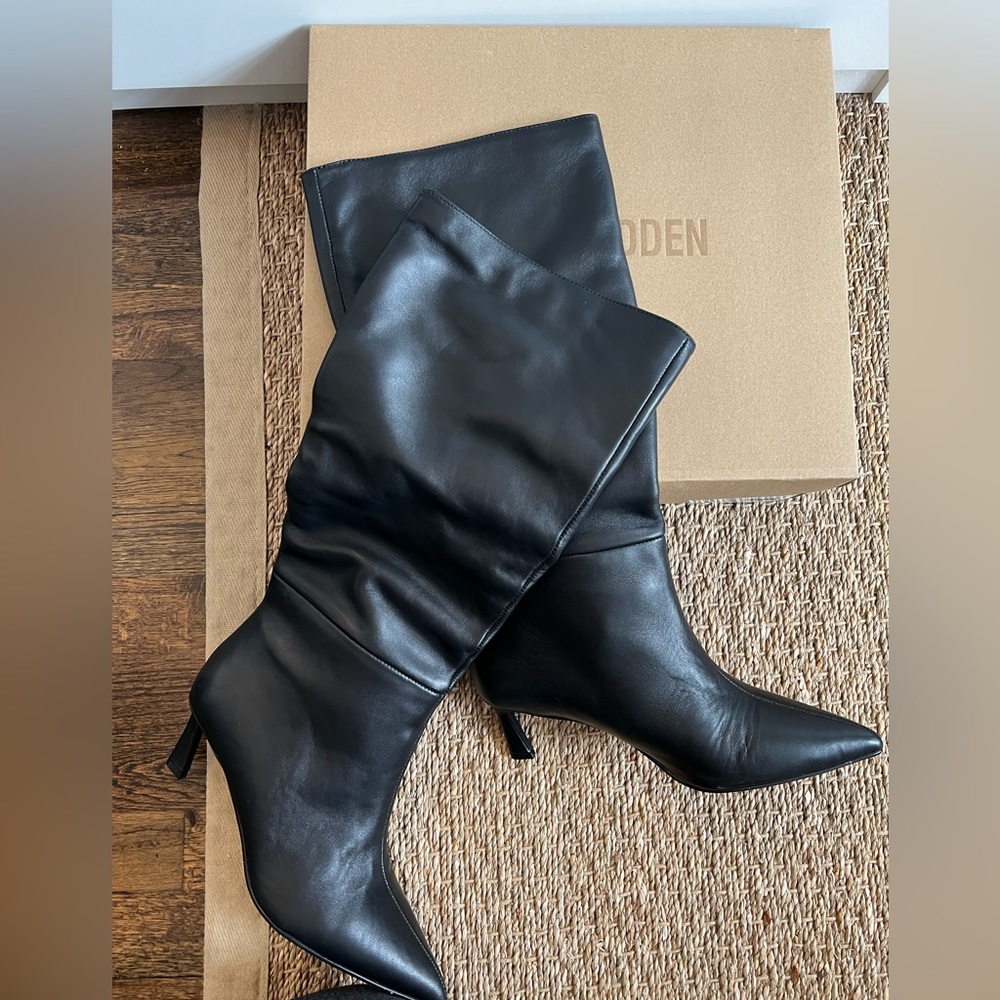 Steve Madden Black Lavan tall boots, size 8, brand new/never worn!